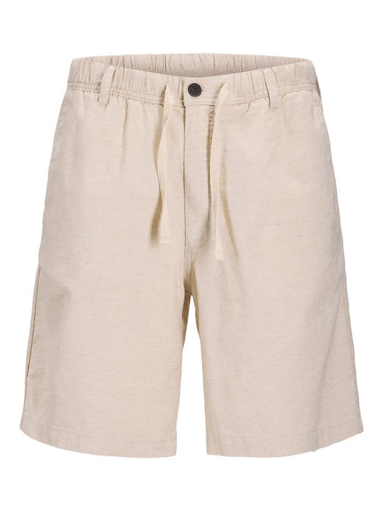 Jack & Jones Αθλητική Ανδρική Βερμούδα Moonbeam