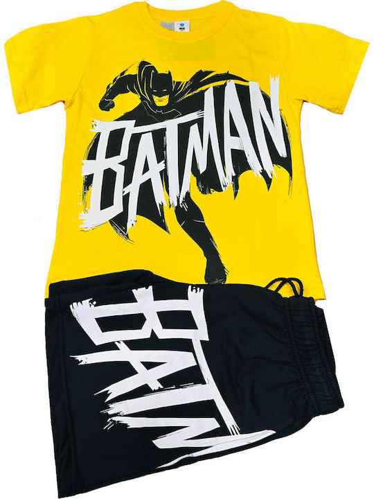 Kids Set With Shorts Summer 2 Pieces Yellow