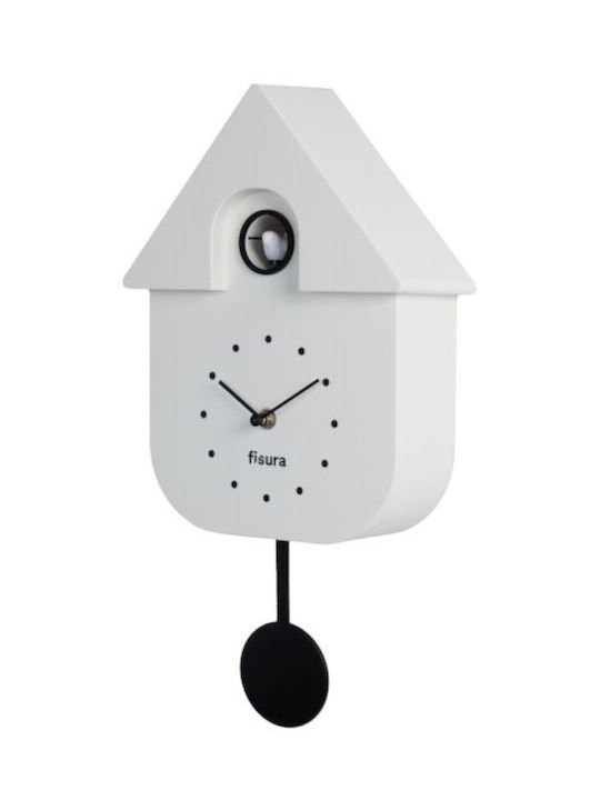 Fisura Ceas De Perete Cuckoo Din Plastic Cu Pen...