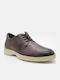 Leather Men's Casual Shoes Brown