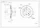 Disc De Frână Partea Din Față Peugeot 405 87 Citroen BX 19gti 169002