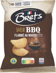 Brets Le Chipsier Francais Πατατάκια Saveur Γεύση Bbq Flambe Whisky 125g