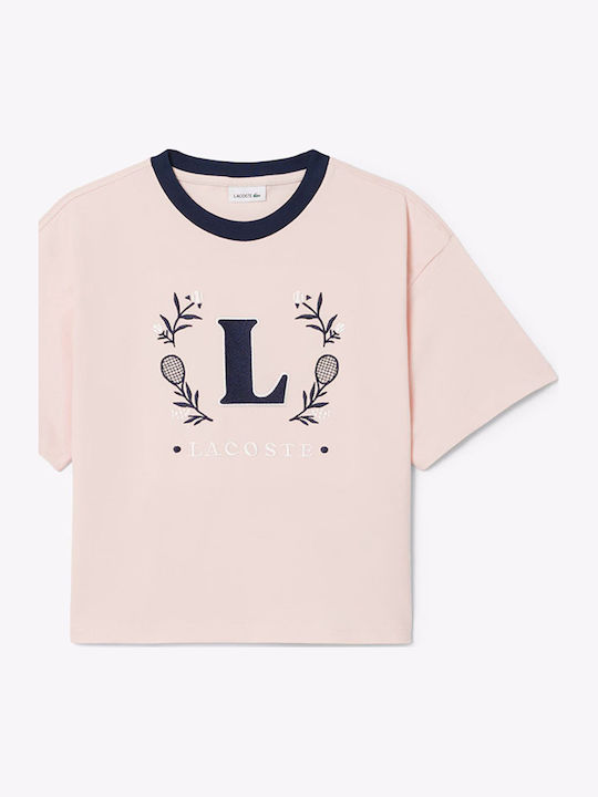 Lacoste Детска тениска Lightpink
