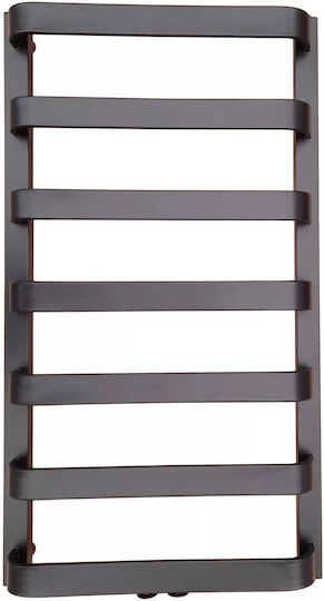 Hydroland Bathroom Radiator Misaki Duo 670x540 Matte Black Central Connection 438w Grł-g/md-670x540-cz