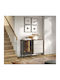 Sideboard Vici Holz mit Schubladen Braune 103x39x80cm