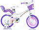 Dino Bikes Unicorn Academy 14" Kids' Bicycle BMX Purple