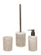 Andrea House Plastic Bathroom Toilet Brush Beige