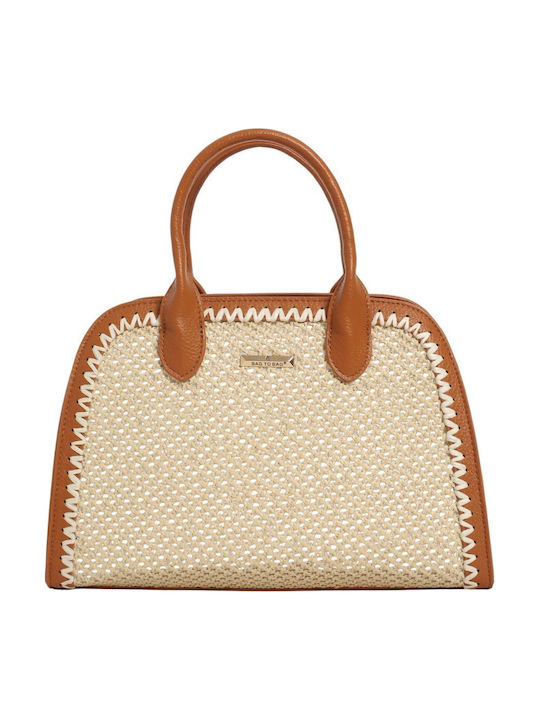 Straw Women's Handbag Brown