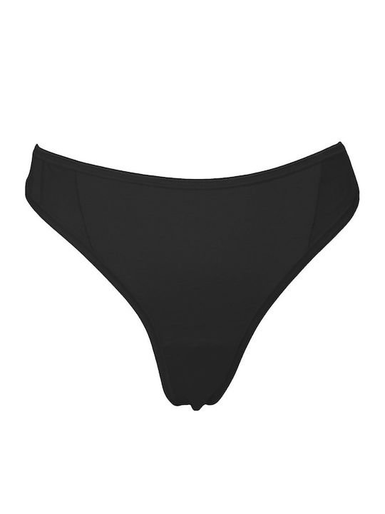 Hanro Γυναικείο String Μαύρο