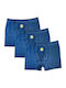 Men's Boxers Petrol Blue 3Pack
