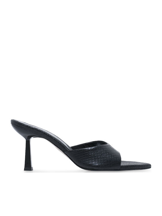 Tsakiris Mallas Leather Mules with High Heel in...