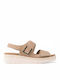 Sandale Casual Damă Flatforme Maro