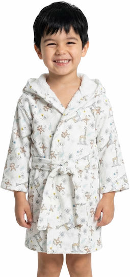 Minilori Baby Kids Bathrobe Multicolour with Hood