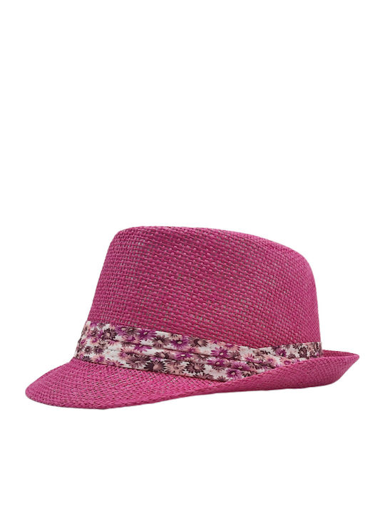 Brims and Trims Women's Fedora Hat Fuchsia
