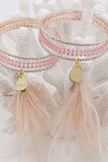 Kymi Christening Charm Pink Bracelets 2 Pieces MN327-26