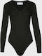 Anasa Damen-Bodysuit Schwarz
