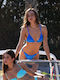 Set Bikini με Αφαιρούμενη Ενίσχυση Μπλε