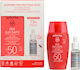 Apivita Dry Touch, Ha5 Honey Repair Σετ με Αντηλιακό Προσώπου & Serum SPF50 2τμχ