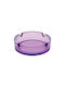 Glass Ashtray Party 10.7 Cm Purple Lilac
