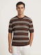 T-shirt Καφέ