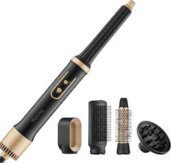 Demeliss Ceramic Electric Hair Brush with Air for Hair Straightening and Curls 1200W Demeliss Ceramic Electric Hair Brush with Air for Hair Straightening and Curls 1200W