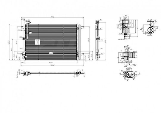 Condensator Aer Condiționat Audi A8 2010 4h0.260.401c
