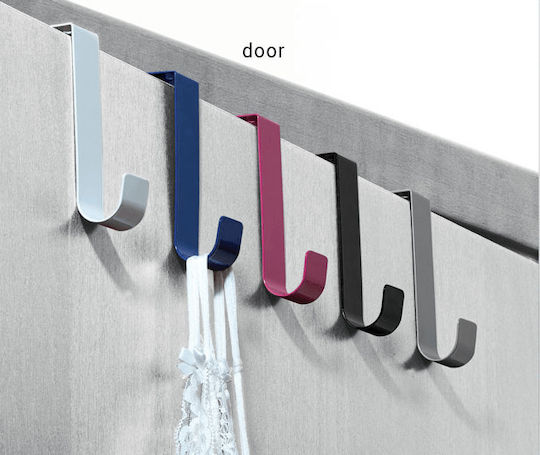Metallic Grey Door Hook 12.0 X 3cm