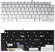 Spanish Laptop Keyboard For LG Gram 13u70q 13ud70q 13ud70p 13u70p 13ud70q-gx30k sn2882bu1 sg-a9792-xr sg-a9792-xra es No Frame Backlit White Code 41401eswhitebl