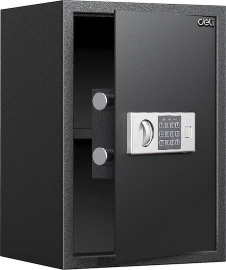 Deli Safe with Digital Lock and Key M35xW31xH50cm Weight 15kg