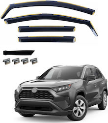 Σετ Ανεμοθραύστες Μπροστινοί και Πίσω για Toyota RAV 4 2019+ 4τμχ VETRBR0108