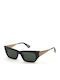 Nina Ricci Ochelari De Soare Unisex Cu Culoare Negru Cadru Și Culoare Negru Lentilă SNR486 0700