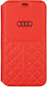 Audi Book Husa De Piele Roșie iPhone 12 Pro Max