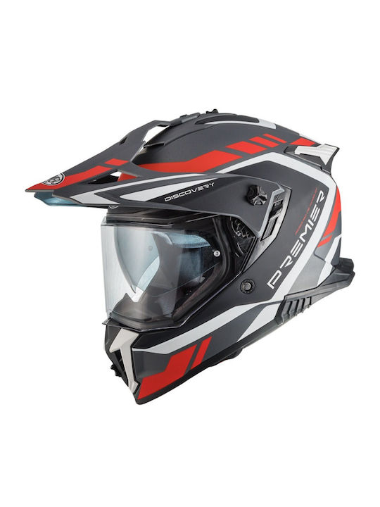 Premier Discovery GL17BM Каска Мотор On-Off ECE 22.05 с Pinlock и Sunvisor