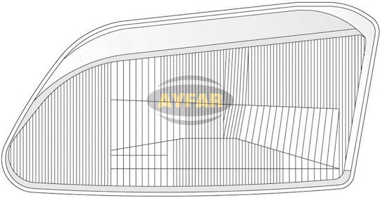 Headlight Glass Right Renault Megane Scenic 1996-2000