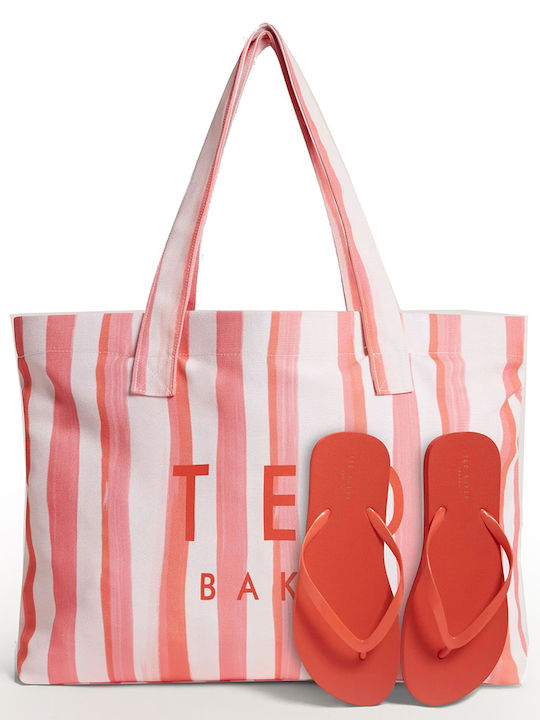 Ted Baker Octavy Υφασμάτινη Τσάντα Θαλάσσης Ροζ