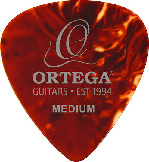 Ortega Ogp-to-m10 Celluloid Tortoise Medium Pick Guitar Bass