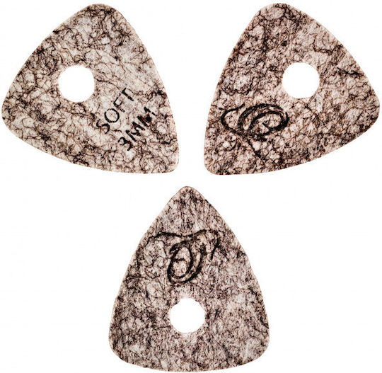 Set Ortega Ogp-f-s3 Picks Gray Synthetic Wool 4 Pieces