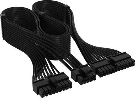 Corsair Premium Individually Sleeved 24-Pin ATX - 24-Pin ATX Cable Black CP-8920381
