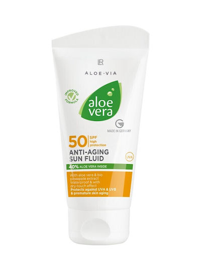 LR Aloe Vera Loțiune Solară Rezistentă la Apă pentru Față SPF50 50ml