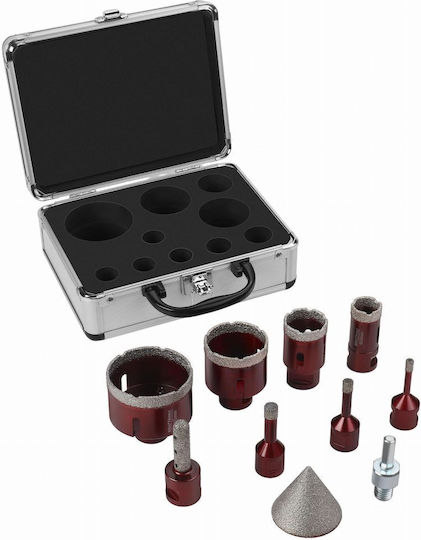 Kraft&dele Kd12642 Diamond Core Drill Bits Set 6 65 Mm 8 Pieces
