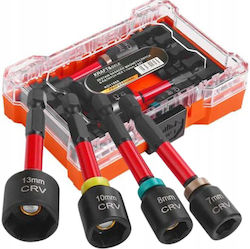 Kraft&dele Kd11866 Set Prize Extins 7 13 Mm ¼″ 4 Bucăți