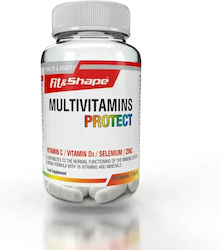 Fit & Shape Protect D3, Σελήνιο, Ψευδάργυρος & Βιταμίνη C Πολυβιταμίνη 60 κάψουλες