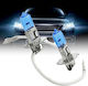Lămpi Auto H3 / H1 Halogen 5000K Alb Rece 12V 55W 2 Buc