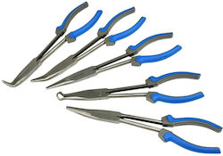 Geko Set De Clești Curbate Lungime 280mm 5 Bucăți G00827