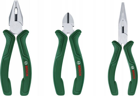 Bosch 180mm Pliers Set 3 pcs