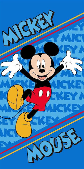 Πετσέτα Θαλάσσης Quick Dry Disney Home Mickey 177 70x140 Blue 100% Microfiber
