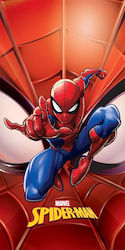 Quick Dry Marvel Spider-Man Kids' Beach Towel 669 70x140 Red 100% Microfiber