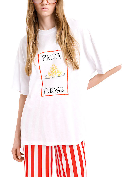 Dolce Domenica T-Shirt Λευκό