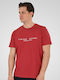 Short Sleeve Red Blouse