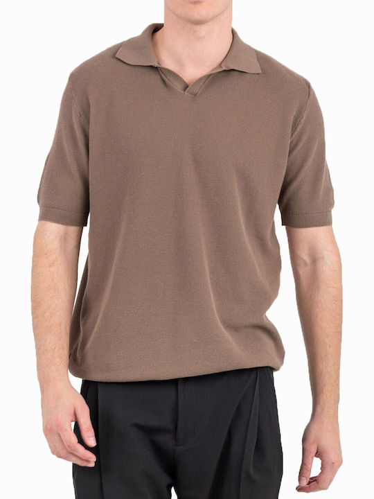 Vittorio Artist Polo Blouse Brown